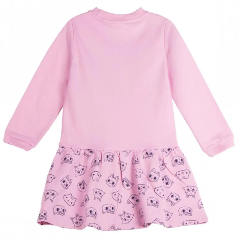 Niños Cerdá Kids Disney Para Niñas|Ropa Y Téxtil: Cosas Que Ponerse Para Niños ^Vestido Gabby's Dollhouse de French Terry para Niñas 3-6 Años