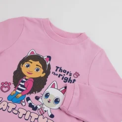 Niños Cerdá Kids Disney Para Niñas|Ropa Y Téxtil: Cosas Que Ponerse Para Niños ^Vestido Gabby's Dollhouse de French Terry para Niñas 3-6 Años