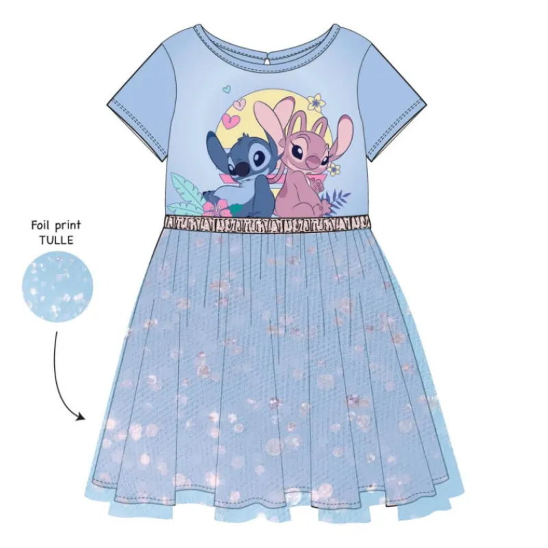 New Vestido infantil de tul Stitch y Angel Disney Niños Ropa Y Téxtil: Cosas Que Ponerse Para Niños