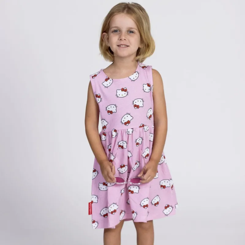 Outlet Vestido infantil rosa Hello Kitty Niños Ropa Y Téxtil: Cosas Que Ponerse Para Niños
