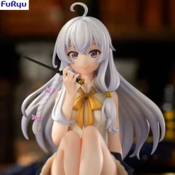 Clearance Wandering Witch: The Journey of Elaina Estatua PVC Noodle Stopper Elaina 13 cm Figuras
