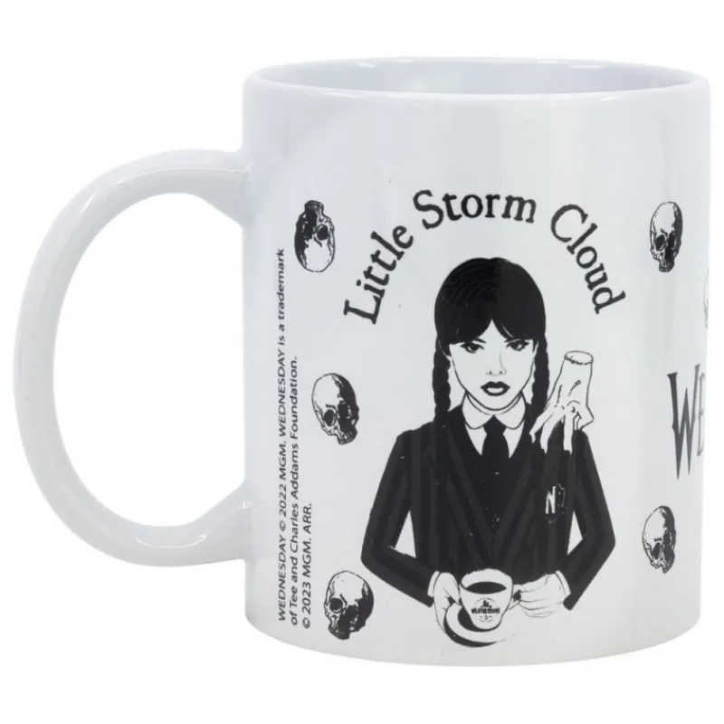New Wednesday Taza Nevermore 325 ml Licencia Oficial Miércoles Addams