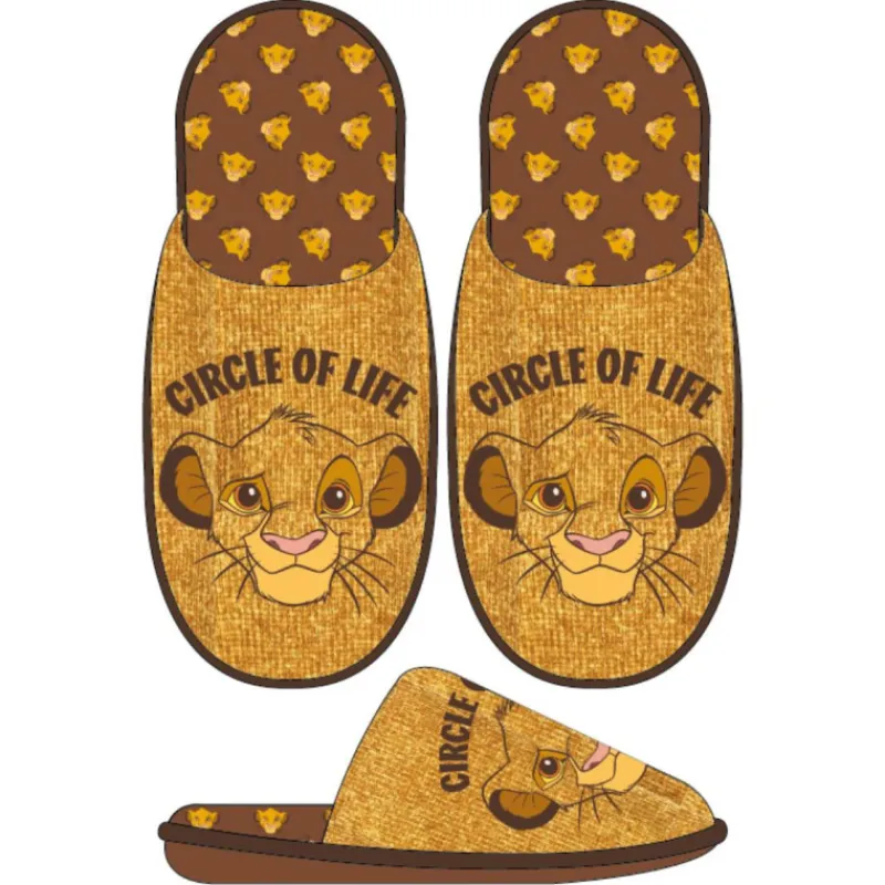 Cerdá Adult Películas Y Personajes De Disney ·El Rey León|Ropa Disney^Zapatillas de casa abiertas El Rey León