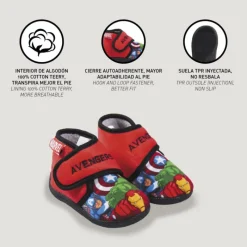 Niños Cerdá Kids Marvel Y Dc Para Niños|Calzado Kids^Zapatillas de casa Avengers Marvel