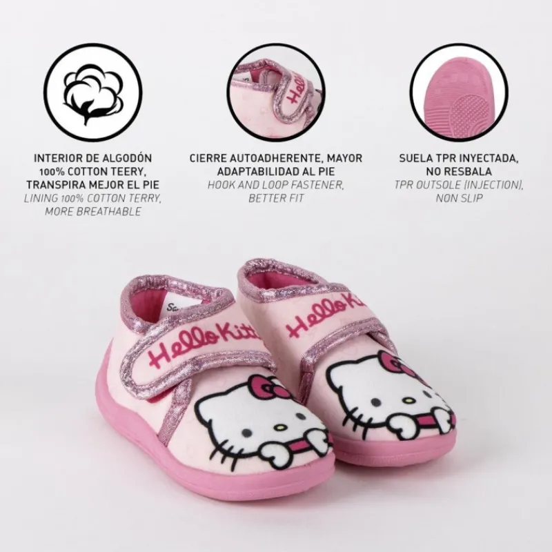 Cerdá Kids Calzado Kids^Zapatillas de Casa Hello Kitty Media Bota de Polyester TPR