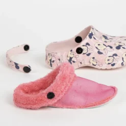 Cerdá Kids Disney Para Niñas|Calzado Kids^Zapatillas de Casa Zueco Borreguillo Minnie