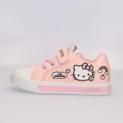 Outlet Zapatillas de Lona Hello Kitty con Luces y Suela de PVC Disney Para Niñas|Calzado Kids