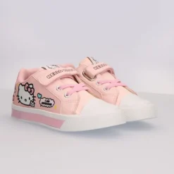 Outlet Zapatillas de Lona Hello Kitty con Luces y Suela de PVC Disney Para Niñas|Calzado Kids