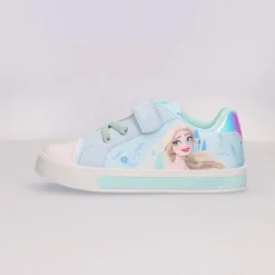 Zapatillas de Loneta Frozen con Suela PVC y Luces Disney Para Niñas|Calzado Kids
