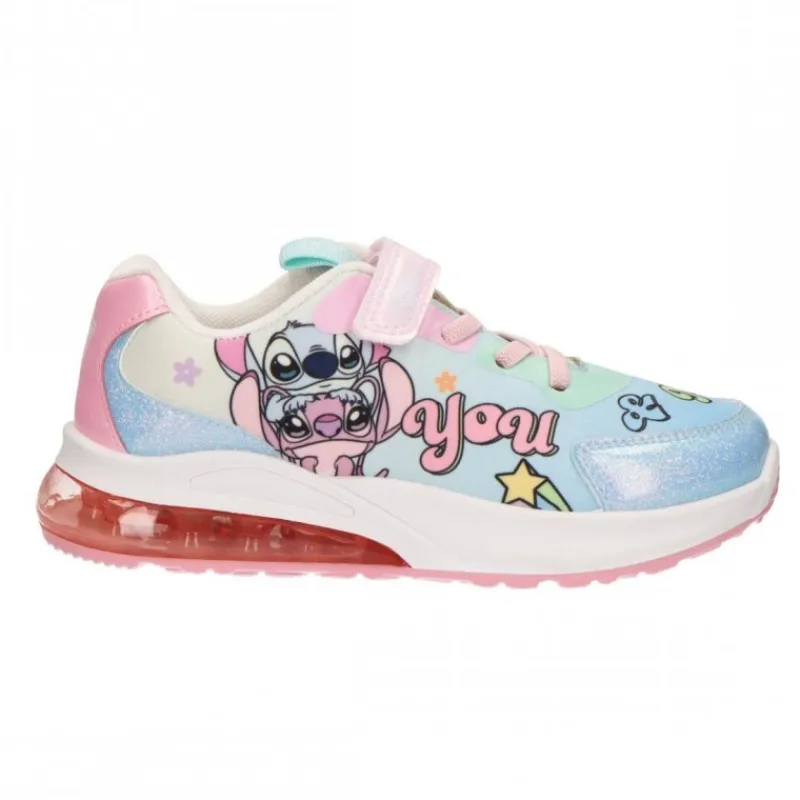 Clearance Zapatillas Deportivas con Luces de Stitch Tallas 25-32 Disney Para Niñas|Calzado Kids