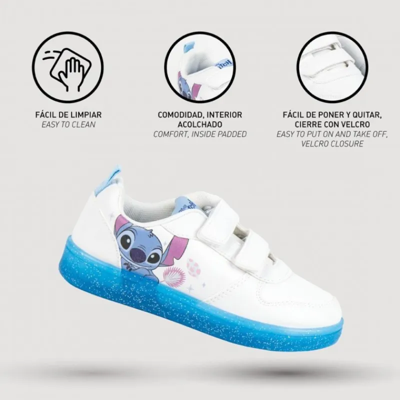 Zapatillas Deportivas Escolares Stitch Suela PVC Tallas 25-32 Calzado Kids|Películas Y Personajes De Disney ·Lilo Y Stitch