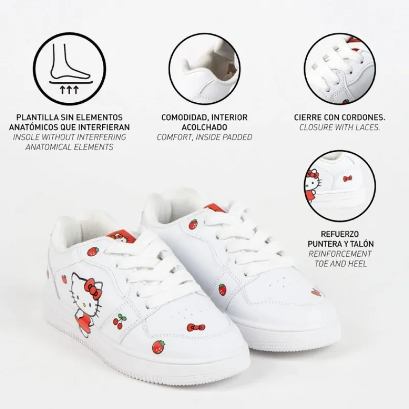 Clearance Zapatillas Deportivas Hello Kitty para Niña Disney Para Niñas|Calzado Kids