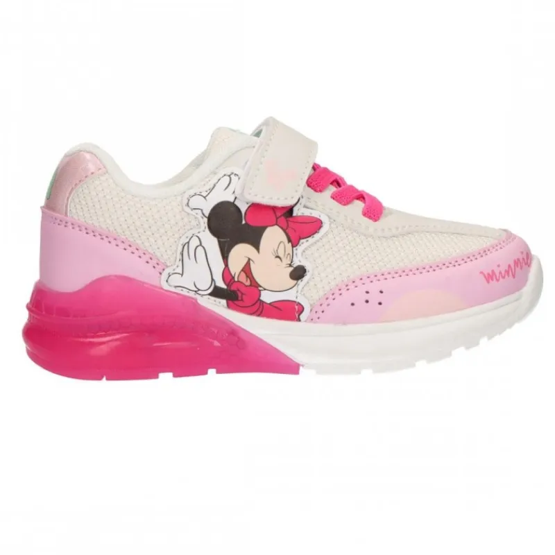New Zapatillas Deportivas Minnie con Luces y Suela TPR Disney Para Niñas|Calzado Kids