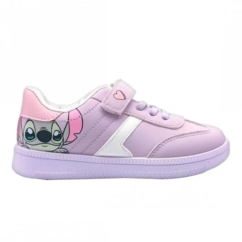 Discount Zapatillas Deportivas Niña Stitch Lila con Suela PVC Disney Para Niñas|Calzado Kids