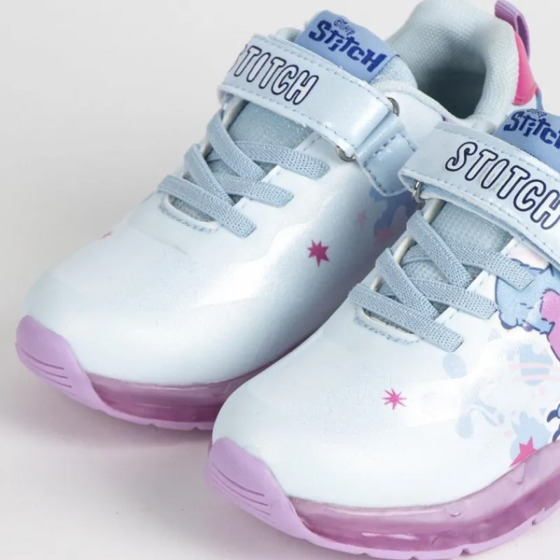 Outlet Zapatillas Infantiles con Luces de Stitch - Tallas 25 a 32 Disney Para Niñas|Calzado Kids
