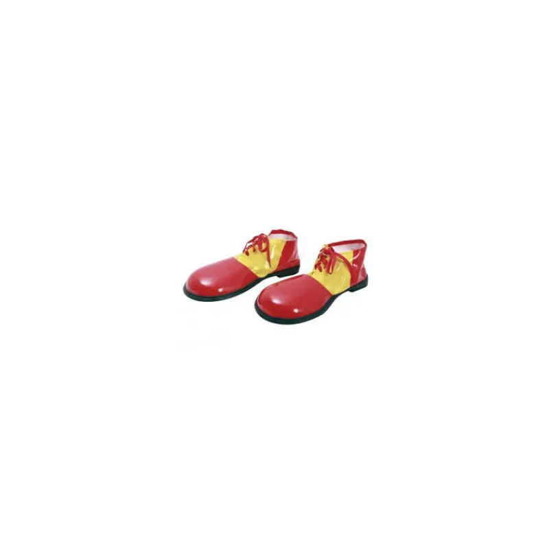 Zapatos grandes de Payaso rojos de 35 cm Zapatos Y Cubrecalzado Para Disfraces|Disfraces Unisex
